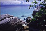 Secluded beach on Lang Tengah