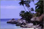 Pemanggil Island's Beach
