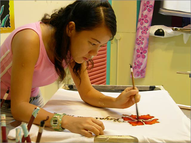 Batik drawing